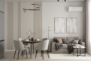 Интерьер кухни-гостиной в современном стиле