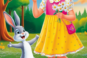 Сказка о девочке Леночке и зайчонке Пухе