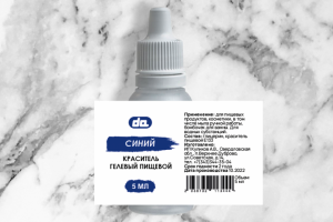 Разработка дизайна этикетки для пищевого гелевого красителя