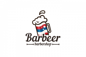 Логотип для парикмахерской - барбершопа BARBEER