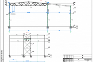 Цех механических мастерских - КМ + КМД. Построен в Анголе.