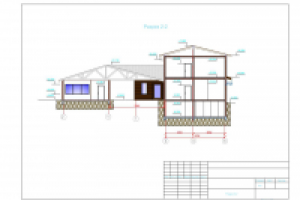 Коттедж с кортом для бочче и навесом для авто