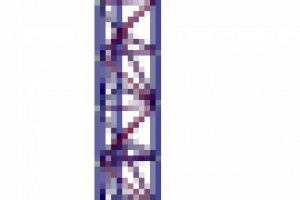 Вытяжная башня 18м. Расчет в SCAD