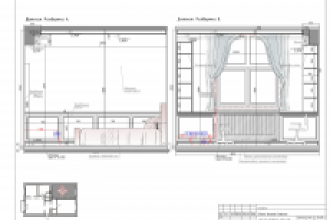 Дизайн-проект с чертежами для квартиры 87м2