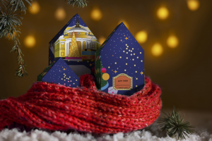 Упаковка для сладкого новогоднего подарка