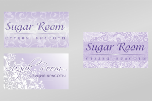 Визитки "Шугар рум" - предложенные варианты