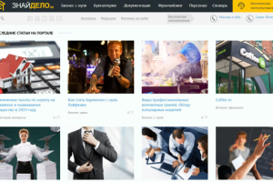 Сайт Znaydelo.ru