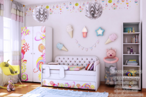 Моделирование и визуализация мебели для детской