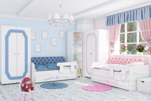 Моделирование и визуализация мебели для детской