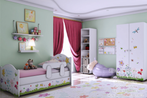 Моделирование и визуализация мебели для детской