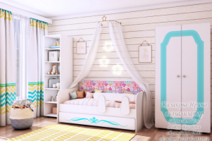 Моделирование и визуализация мебели для детской