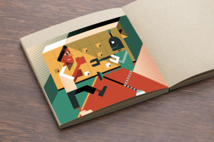 Иллюстрация в стиле кубизм