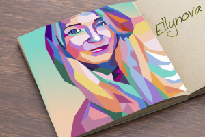 Автопортрет в стиле "wpap"