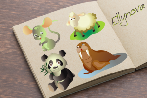 Иллюстрации животных для детской книги