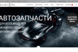 Интернет-магазин автозапчастей MercedesPRO