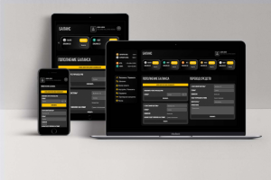 Верстка личного кабинета для амбициозного крипто-обменника