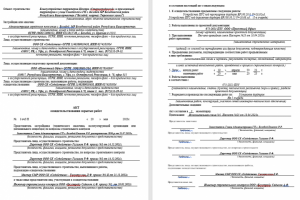 Оформление Актов освидетельствования скрытых работ