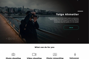 Лендинг фотографа