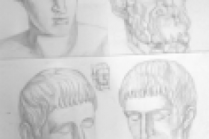 гипсы. карандаш