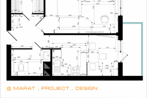 Планировочное решение 1 к квартиры.