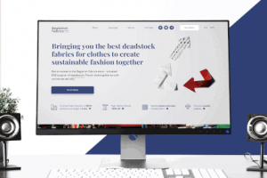 Landing Page для Beglarian Fabrics