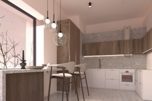 Дизайн интерьера квартиры-студии в стиле джапанди