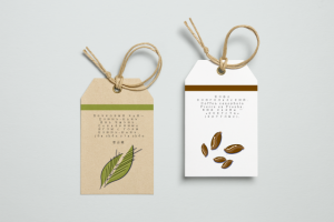 Дизайн этикетки магазина чая и кофе