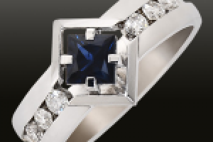 Мужское кольцо из серебра