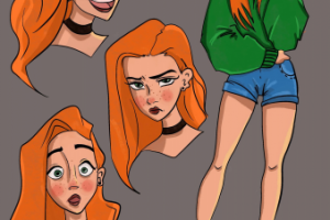 Рыжая девушка  2