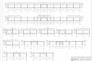 Разрезы по балочной клетке.