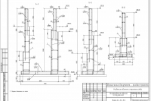 Армирование подпорных стен.