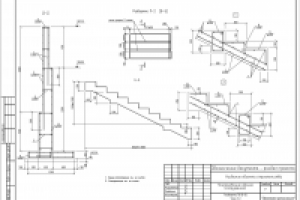 Армирование лестницы.