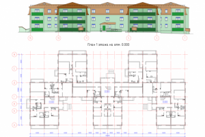 14.1_Жилой дом_фасад, план.