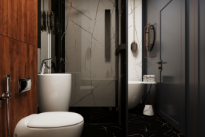 Ванная комната из проекта ЖК L-Клуб.