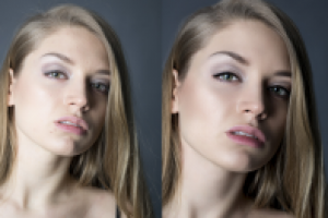 глубокая ретушь