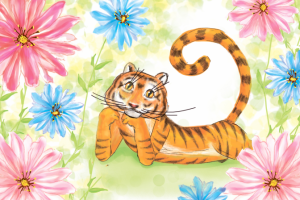 няшный тигр