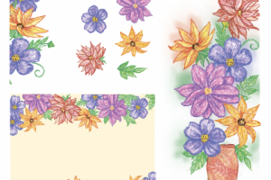 цветочый сет