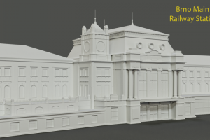 High Poly модели, смоделированные по фотографиям и картам Google