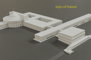 High Poly модели, смоделированные по фотографиям и картам Google