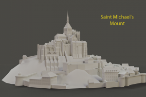 High Poly модели, смоделированные по фотографиям и картам Google