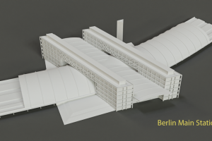 High Poly модели, смоделированные по фотографиям и картам Google