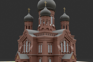 Low poly модели зданий для яндекс карт