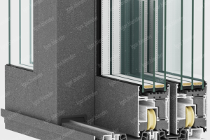 Сечение оконных и дверных блоков