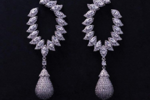 Продающее описание "Серьги цирконы"