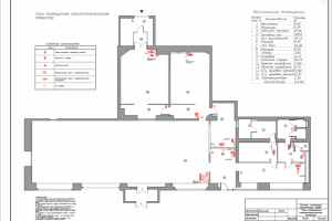 план размещения электроприборов