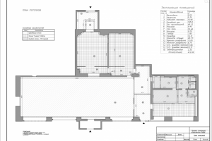 план потолков