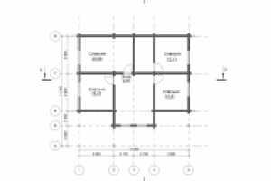 план деревянного дома 2 этаж