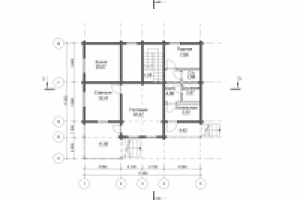 план деревянного дома 1 этаж