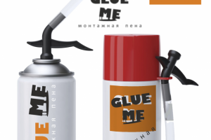 Пена монтажная и клей дизайн упаковки