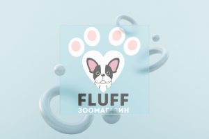 Логотип для зоомагазина "FLUFF"